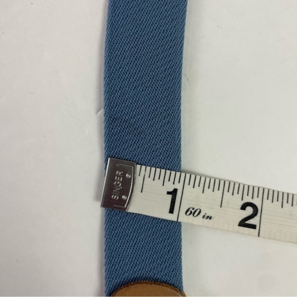 Blue Stretch Surcingle Belt - Picture 11 of 13